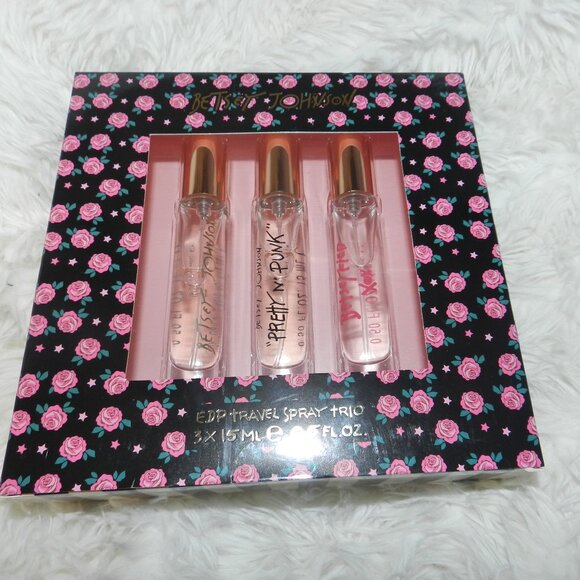 Betsy Johnson Travel Spray Trio 3pc Gift Set 🆕📦🏃💨⚡🚚 - Picture 2 of 14